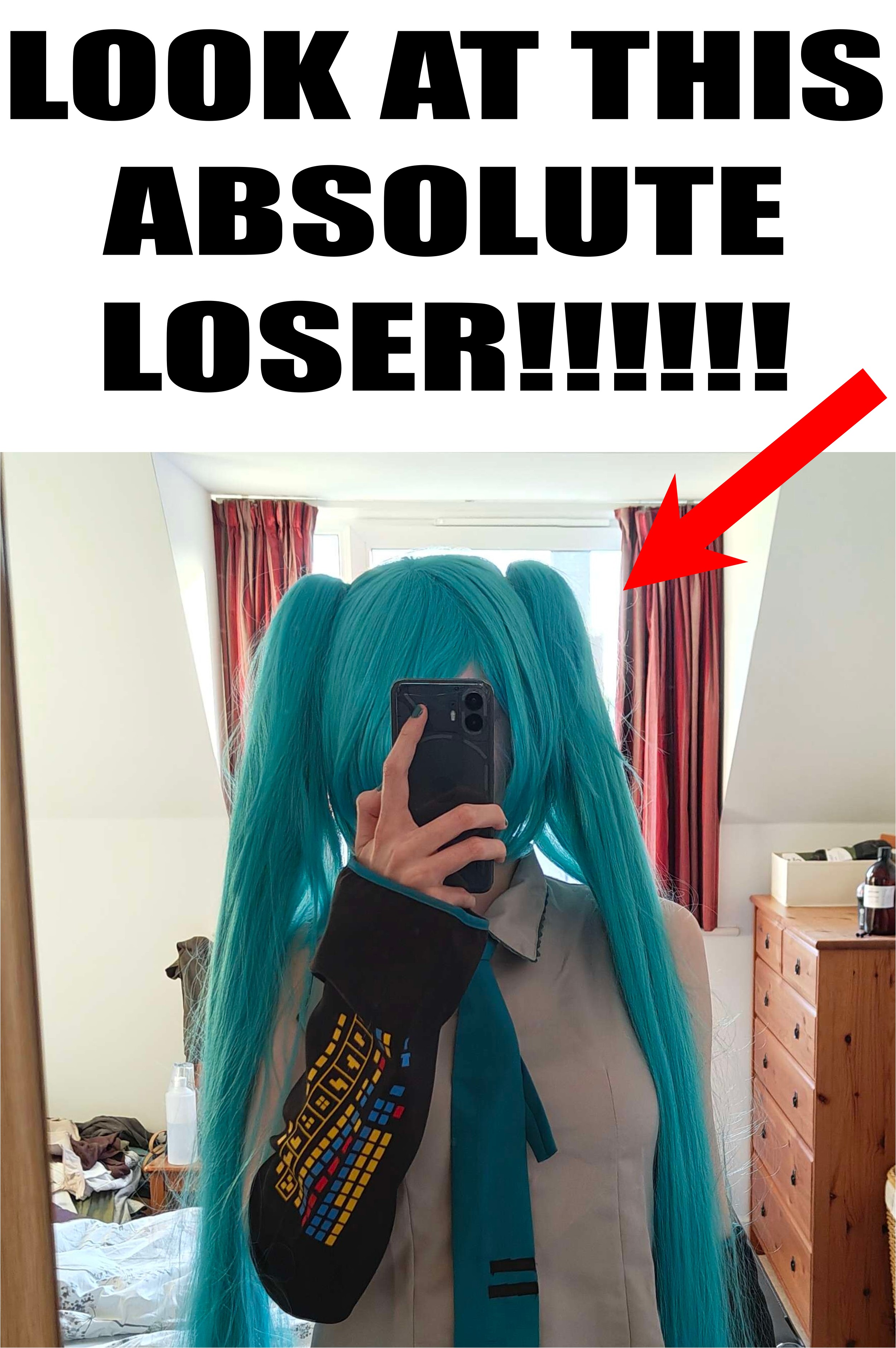 image of me in miku cosplay